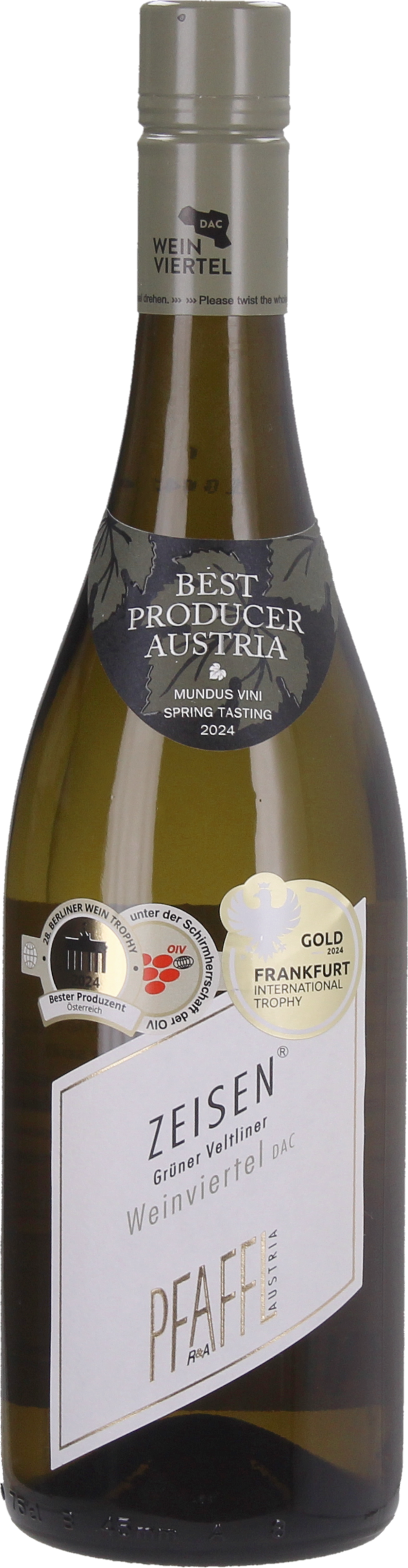 ZEISEN GRUNER VELTLINER WEINVIERTEL 2024 - PFAFFL