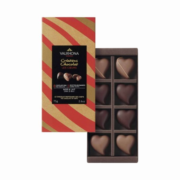 ΣΟΚΟΛΑΤΑ VALRHONA COFFRET 8 HEARTS 75gr