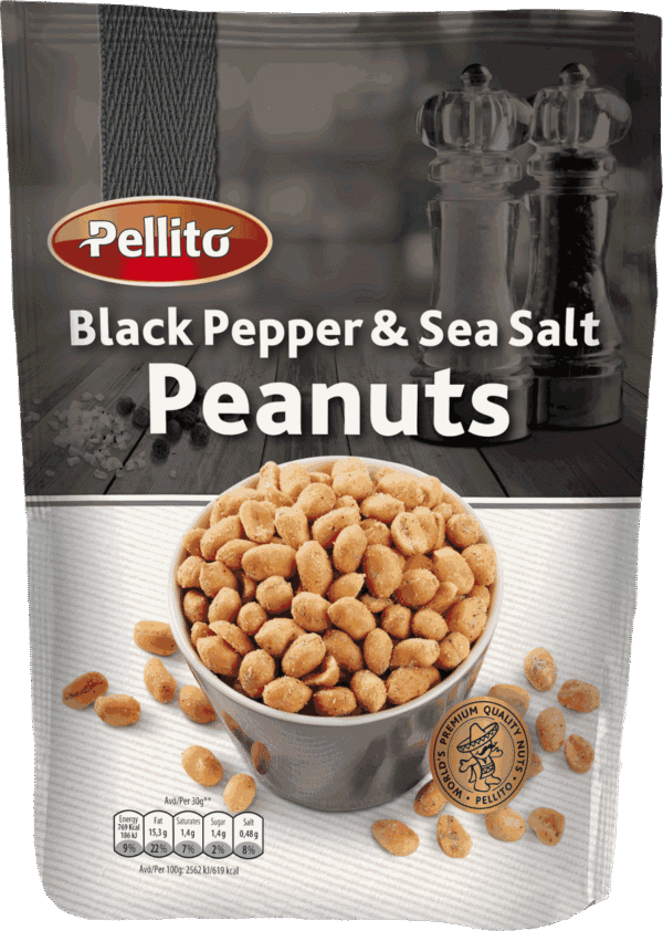 PELLITO PEANUTS SALT & PEPPER ΦΥΣΤ/ΧΑ 150gr