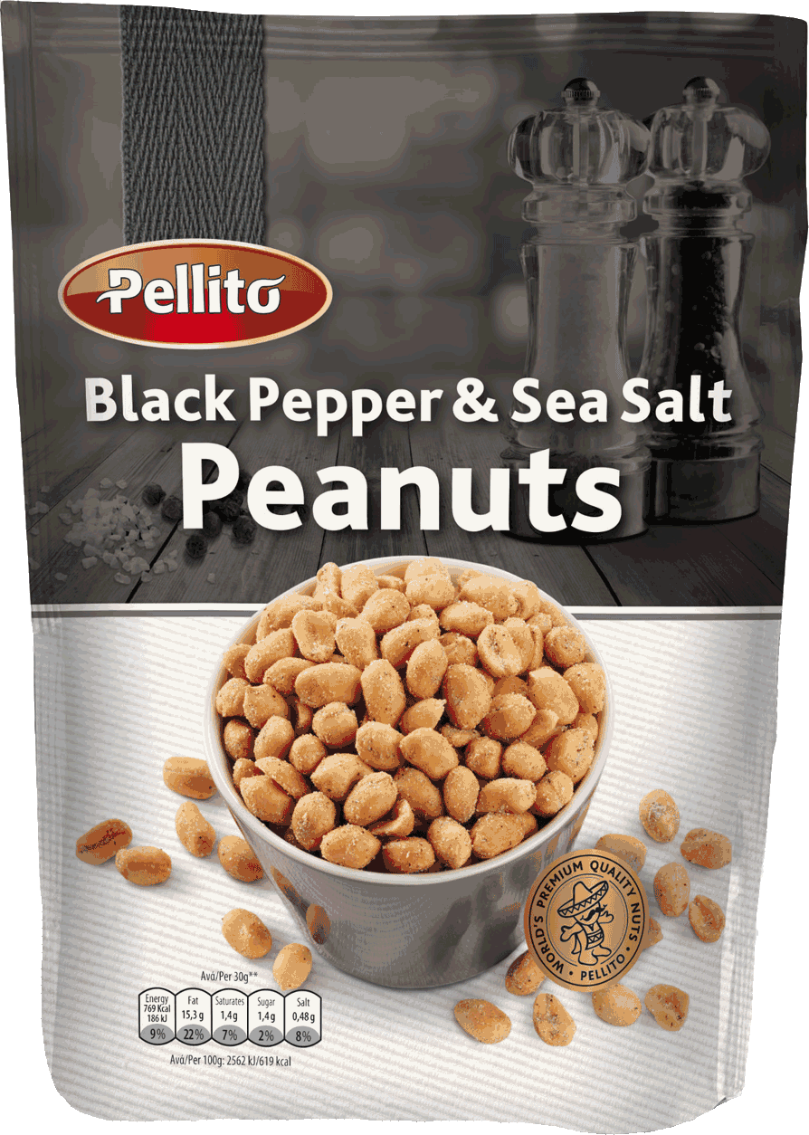 PELLITO PEANUTS SALT & PEPPER ΦΥΣΤ/ΧΑ 150gr