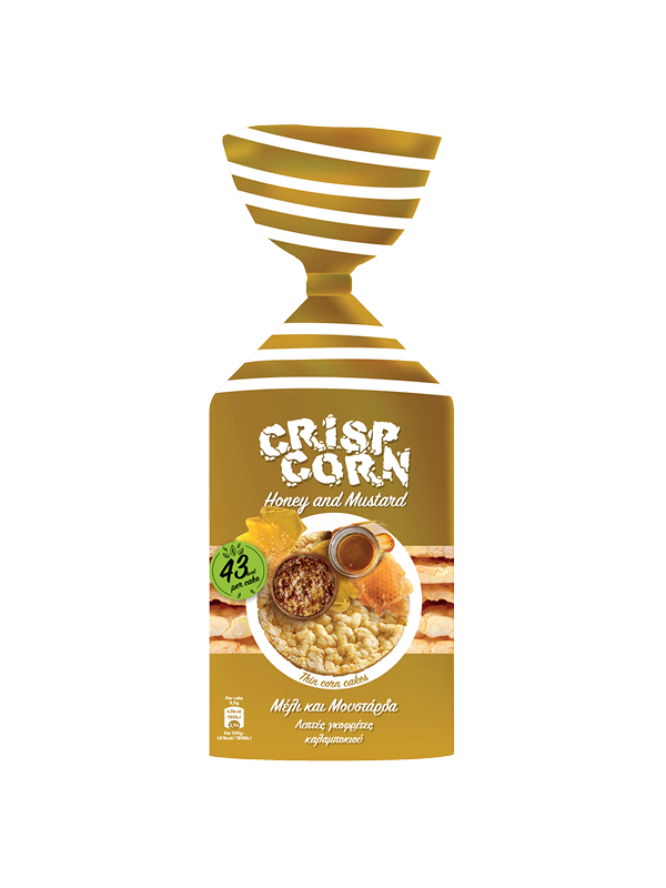 ELGEN CRISP CORN ΜΕ ΜΟΥΣΤΑΡΔΑ & ΜΕΛΙ 123gr