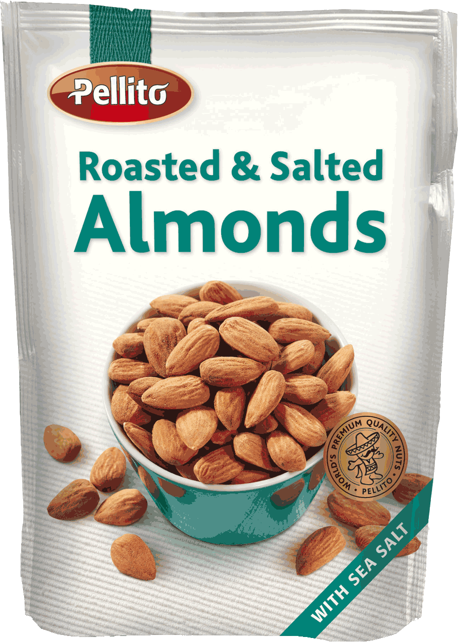 PELLITO ALMONDS ROASTED SALTED 100gr
