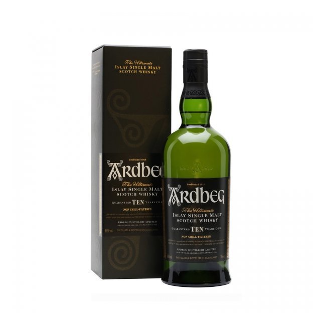 Ardbeg 10 Year Old με τη συσκευασία του